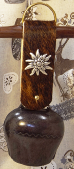Glocke Froschmaul antik-kupfer 6,3cm